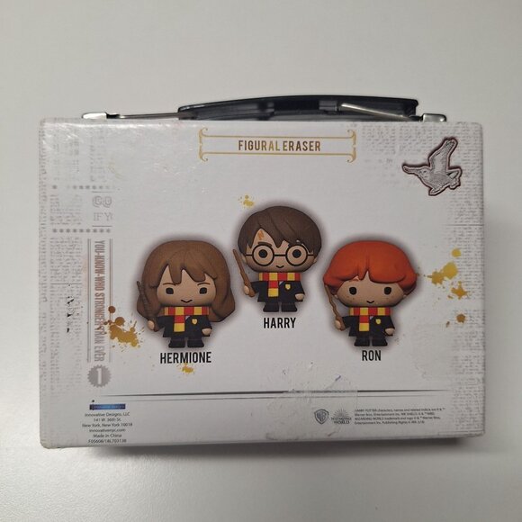 Harry Potter‎ Figural Erasers Set Hermione Ron 3 Pack Collectible School Office - Picture 5 of 7